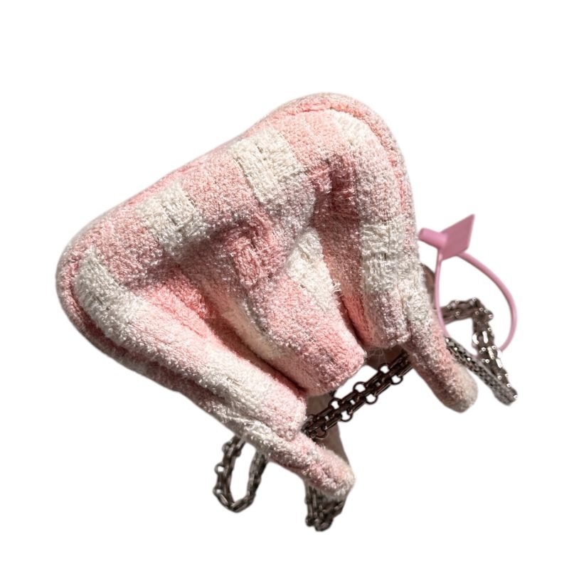 Chanel Just Mademoiselle Tweed Bowler Bag 2010 - Image 4