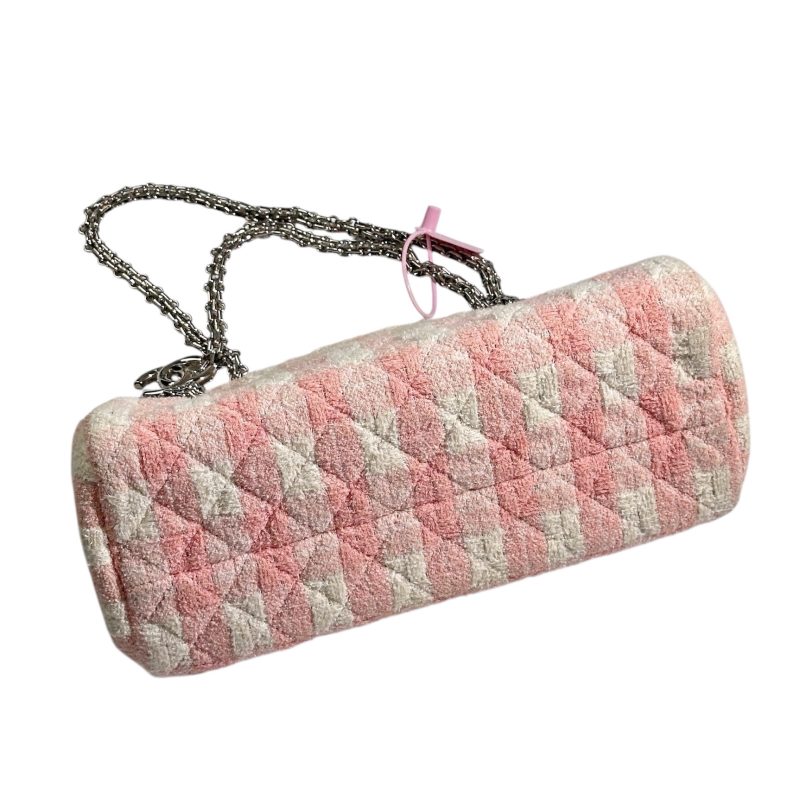 Chanel Just Mademoiselle Tweed Bowler Bag 2010 - Image 6
