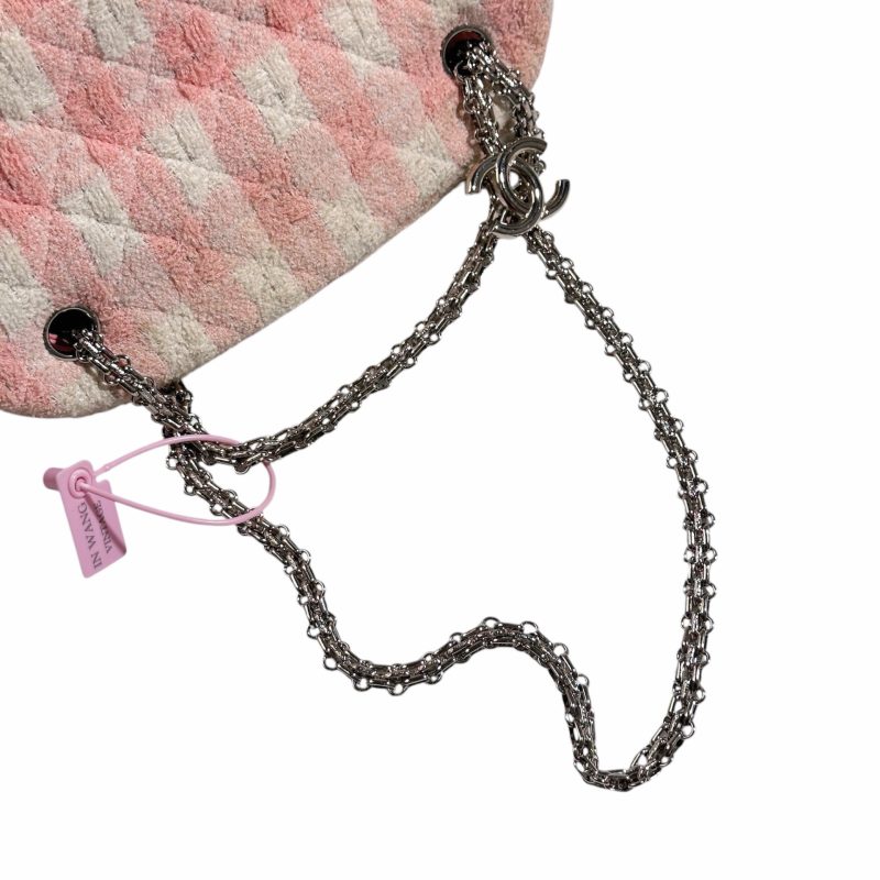 Chanel Just Mademoiselle Tweed Bowler Bag 2010 - Image 7