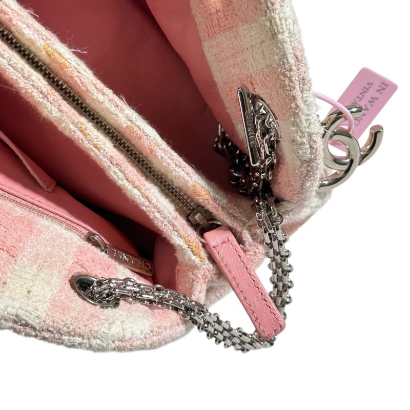 Chanel Just Mademoiselle Tweed Bowler Bag 2010 - Image 8