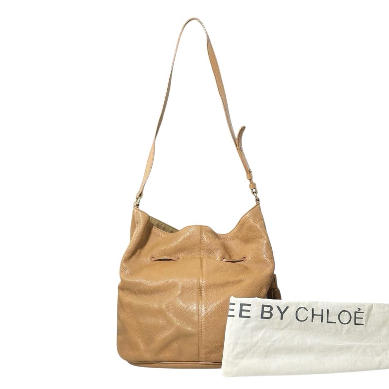 See By Chloe Double Zipper Tassel Leather Tote Bag - Image 2