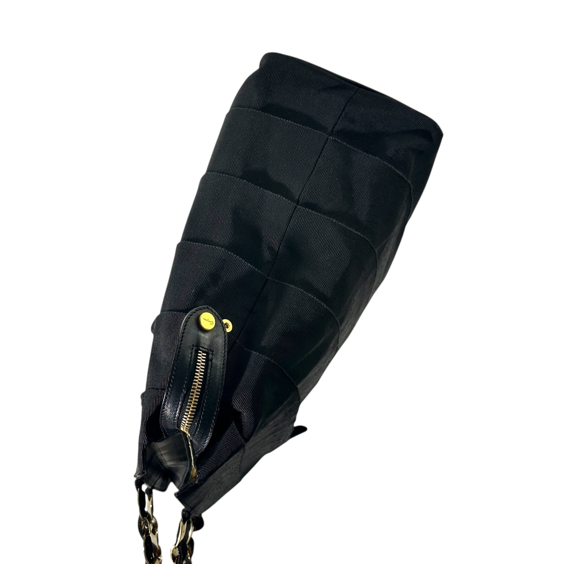 Ferragamo Chain Link Canvas Tote Bag - Image 4