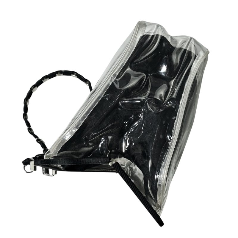 Ferragamo Chain Link PVC Shoulder Tote Bag - Image 4