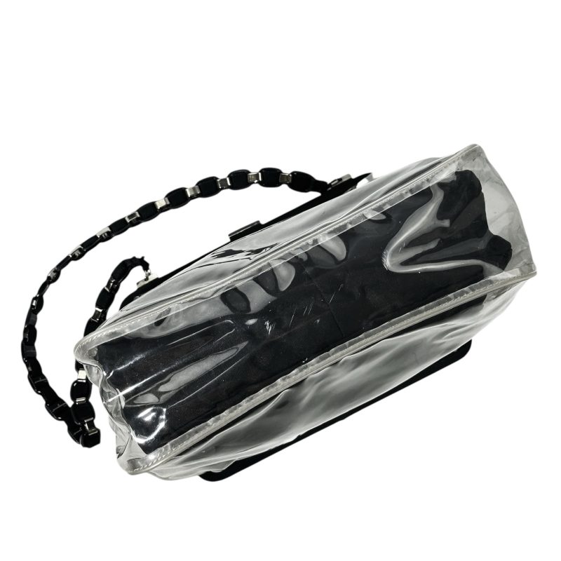 Ferragamo Chain Link PVC Shoulder Tote Bag - Image 6