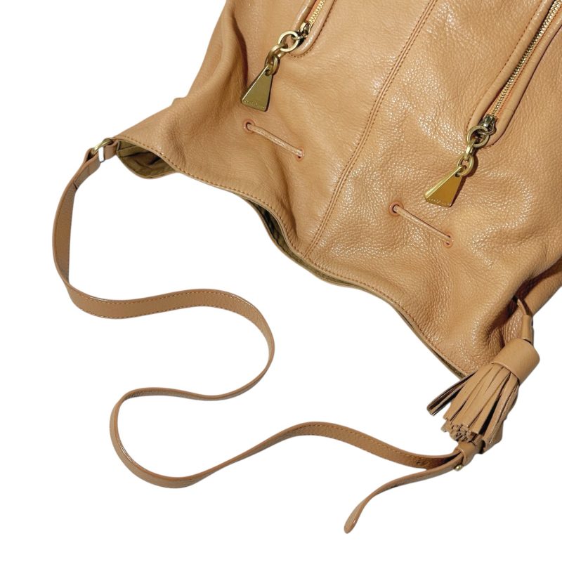 See By Chloe Double Zipper Tassel Leather Tote Bag - Image 8