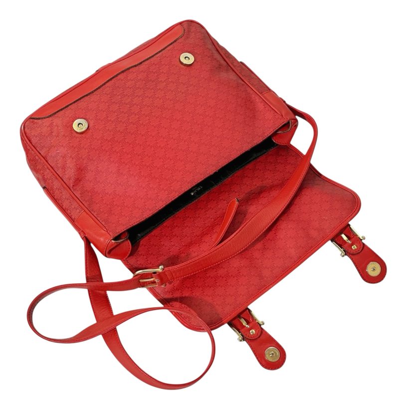 Celine Leather Strap Messenger Bag - Image 8