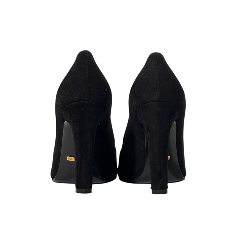 Gucci Suede Square Toe Pumps 36.5 - Image 5