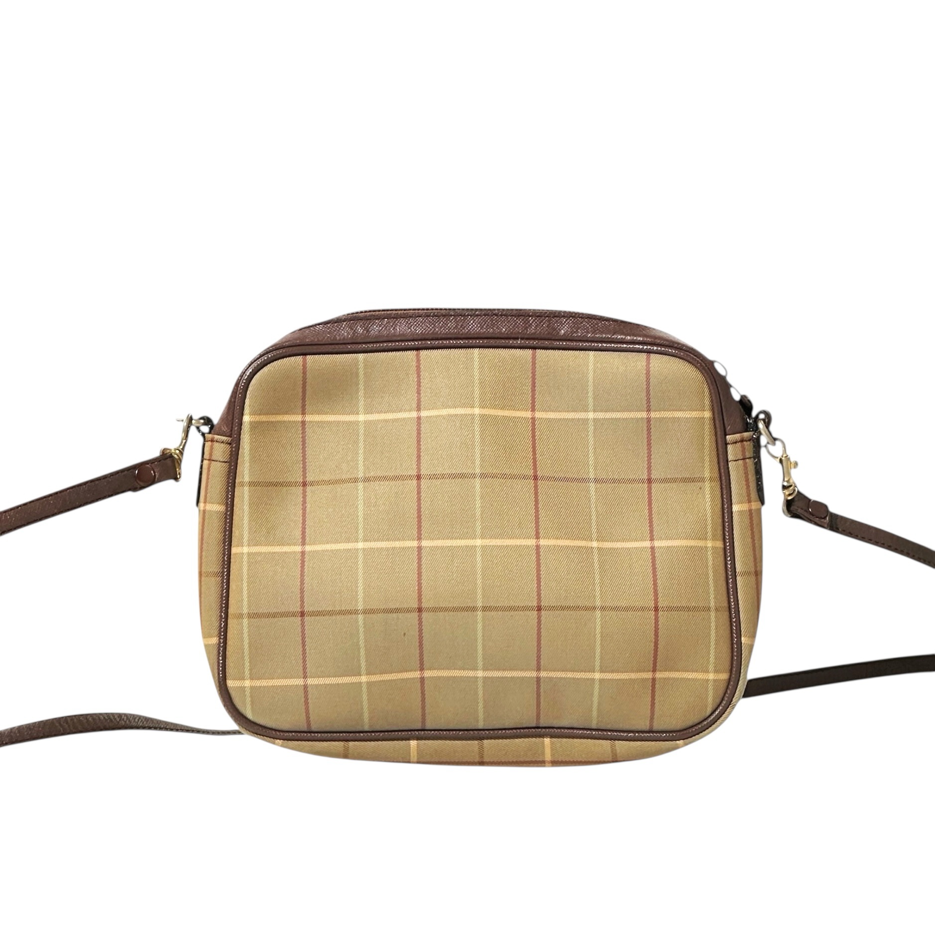 Burberry Vintage Check Leather Strap Crossbody Bag - Image 2