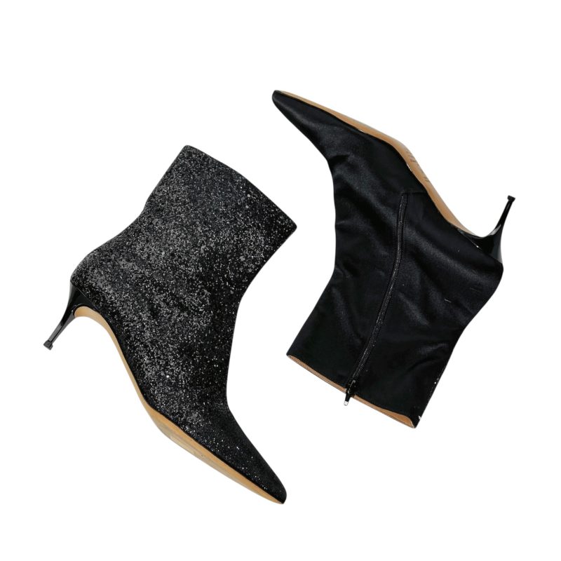 Maison Margiela Sequin Silk Boots 38.5 - Image 2