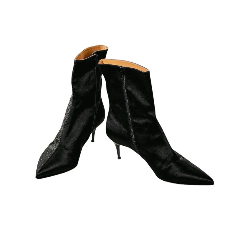 Maison Margiela Sequin Silk Boots 38.5 - Image 3