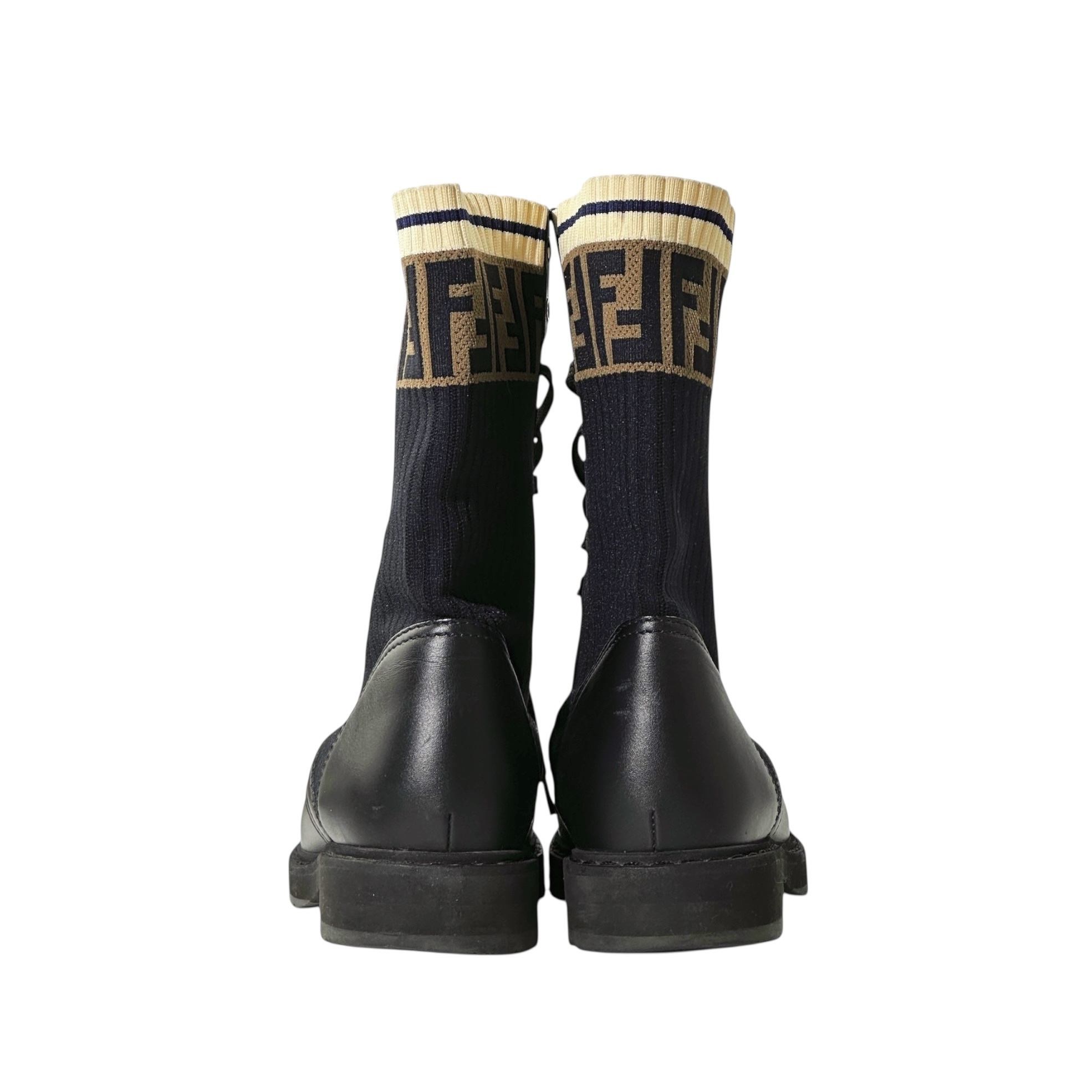 Fendi Leather Boots 37 - Image 5