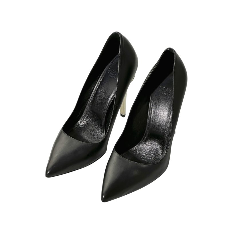 Versace Leather Lion Head Heels 37 - Image 2