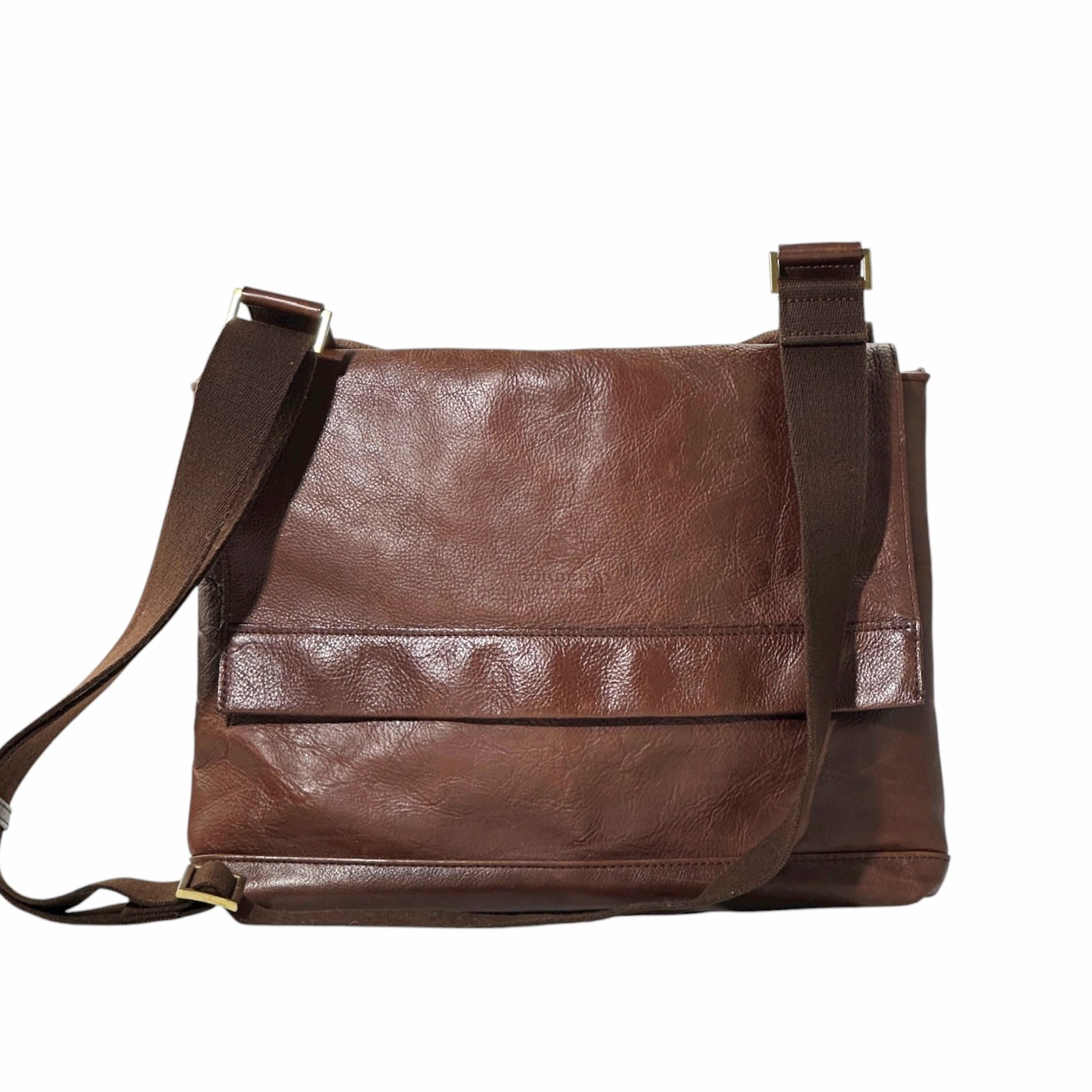 Burberry Triple Pocket Leather Crossbody Bag