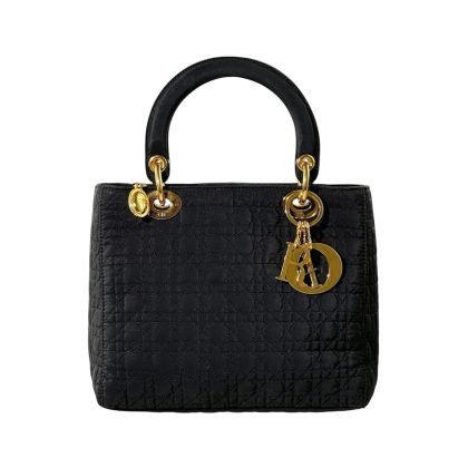 Dior Nylon Cannage Lady Dior Handbag