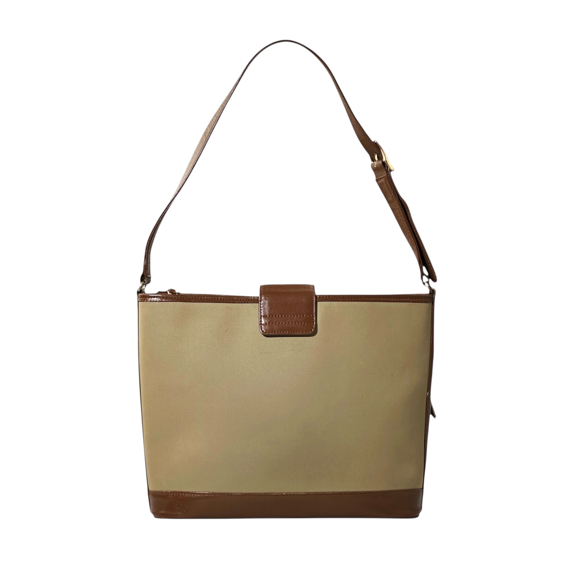 Burberry Leather Strap Bucket Shoulder Bag - Image 2