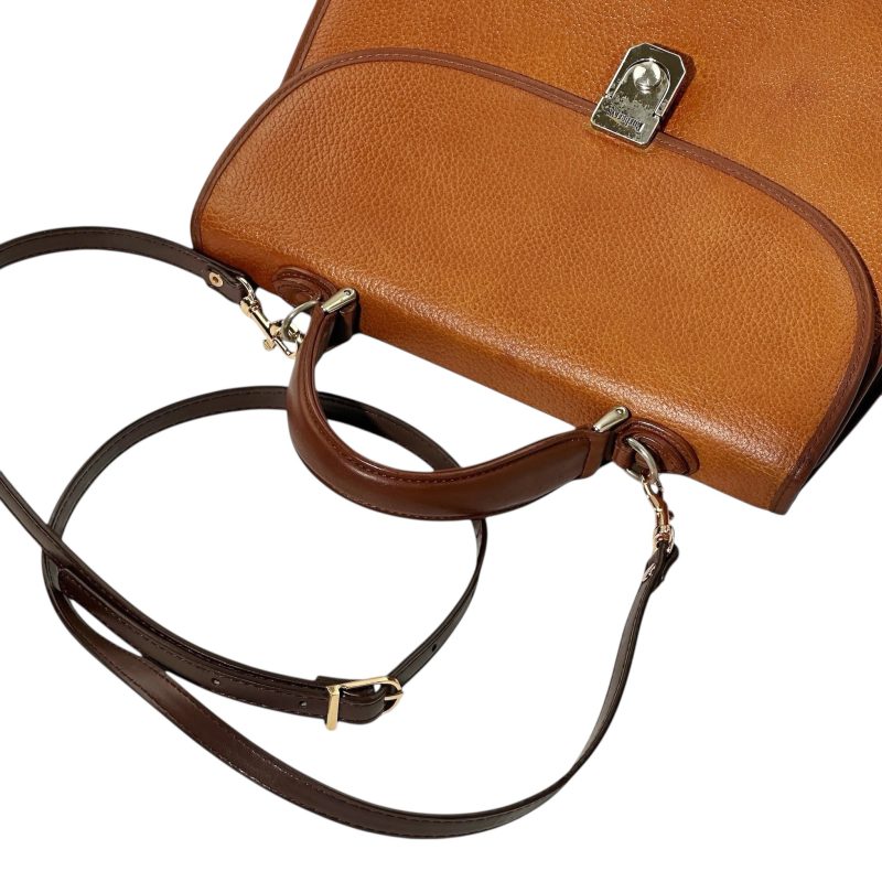 Burberry Leather Two Way Kelly Bag - Image 6