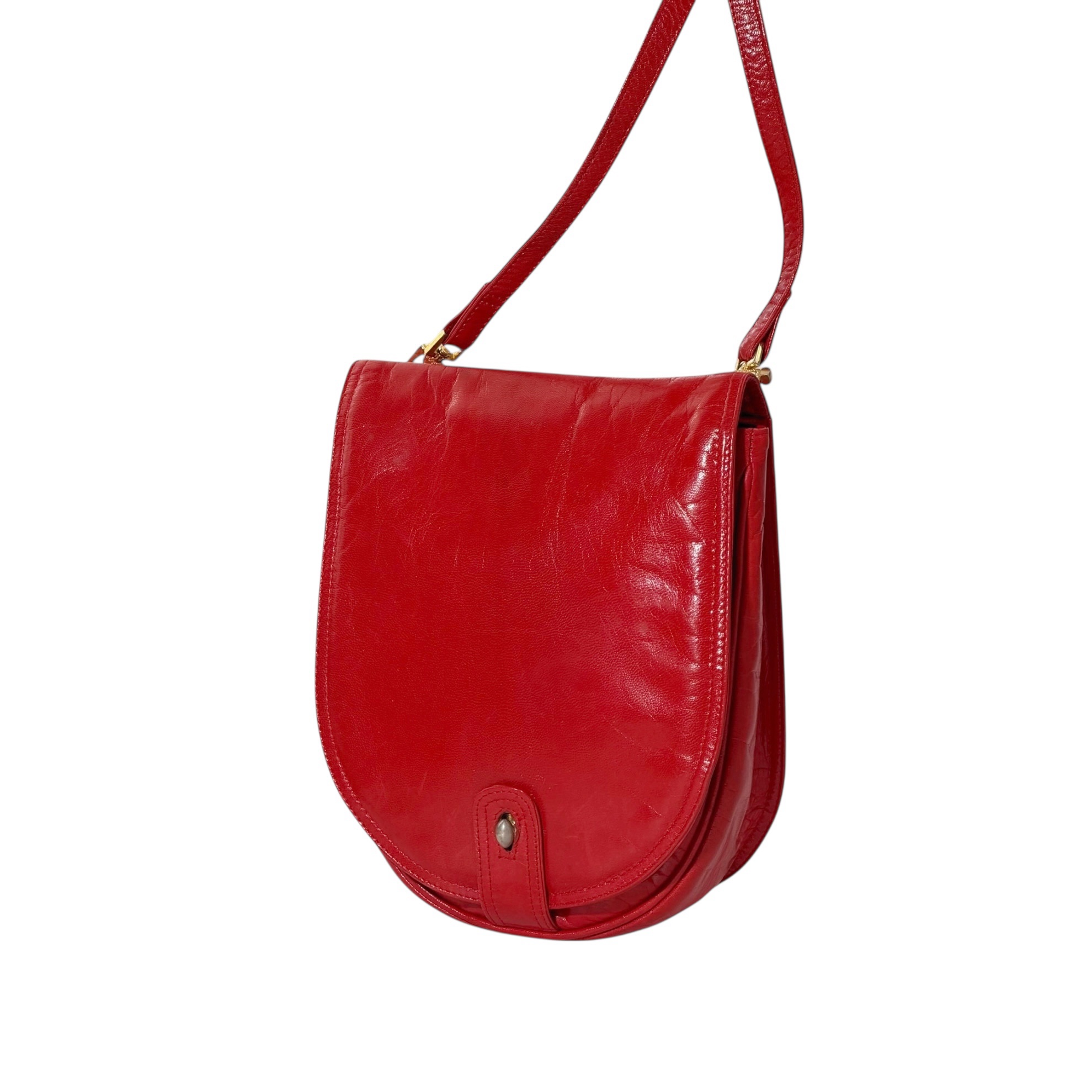 Bottega Veneta Leather Flap Crossbody Bag - Image 3