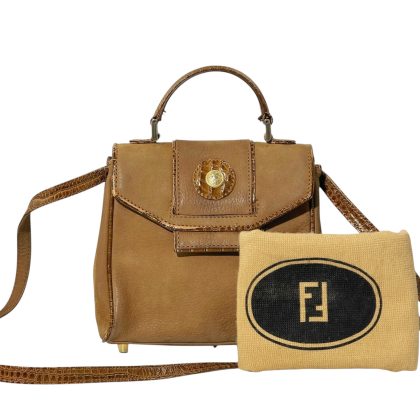 Fendi Top Handle Two Way Bag