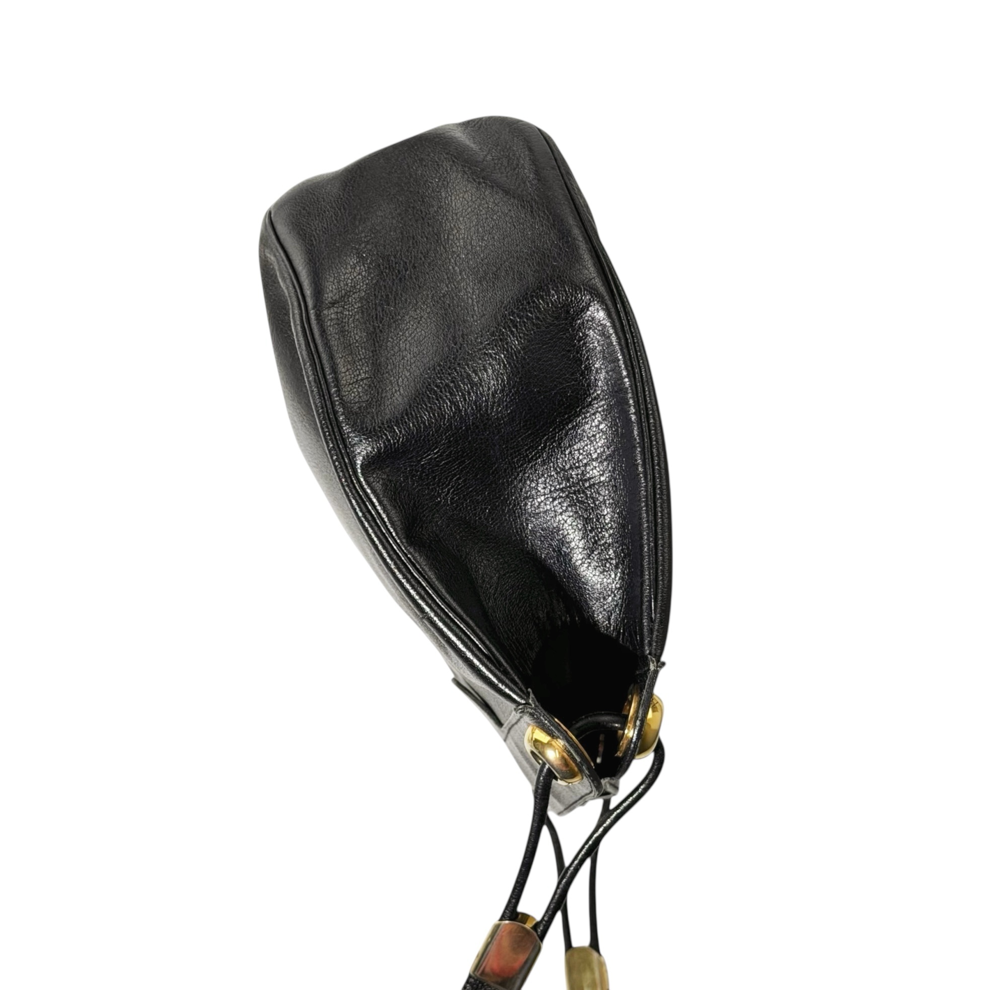 Dior CD Metal Leather Bucket Bag 1990s-2000s - Image 4