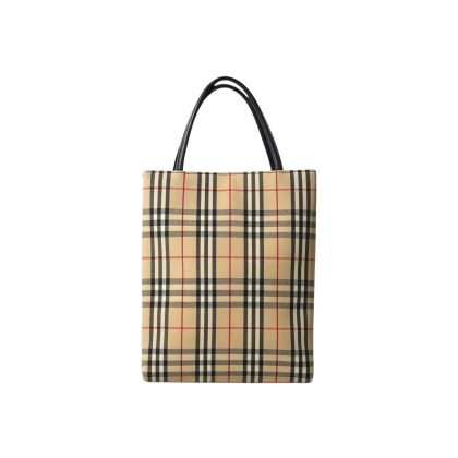 Burberry Canvas Mini Tote Bag