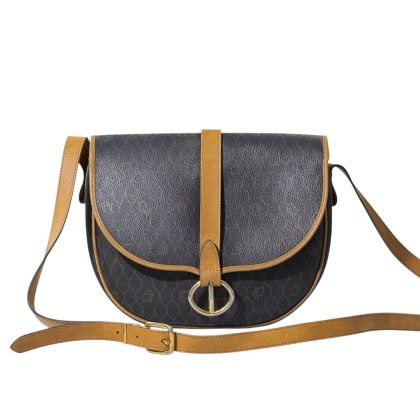 Dior Leather Crossbody Bag 1970s-1980s