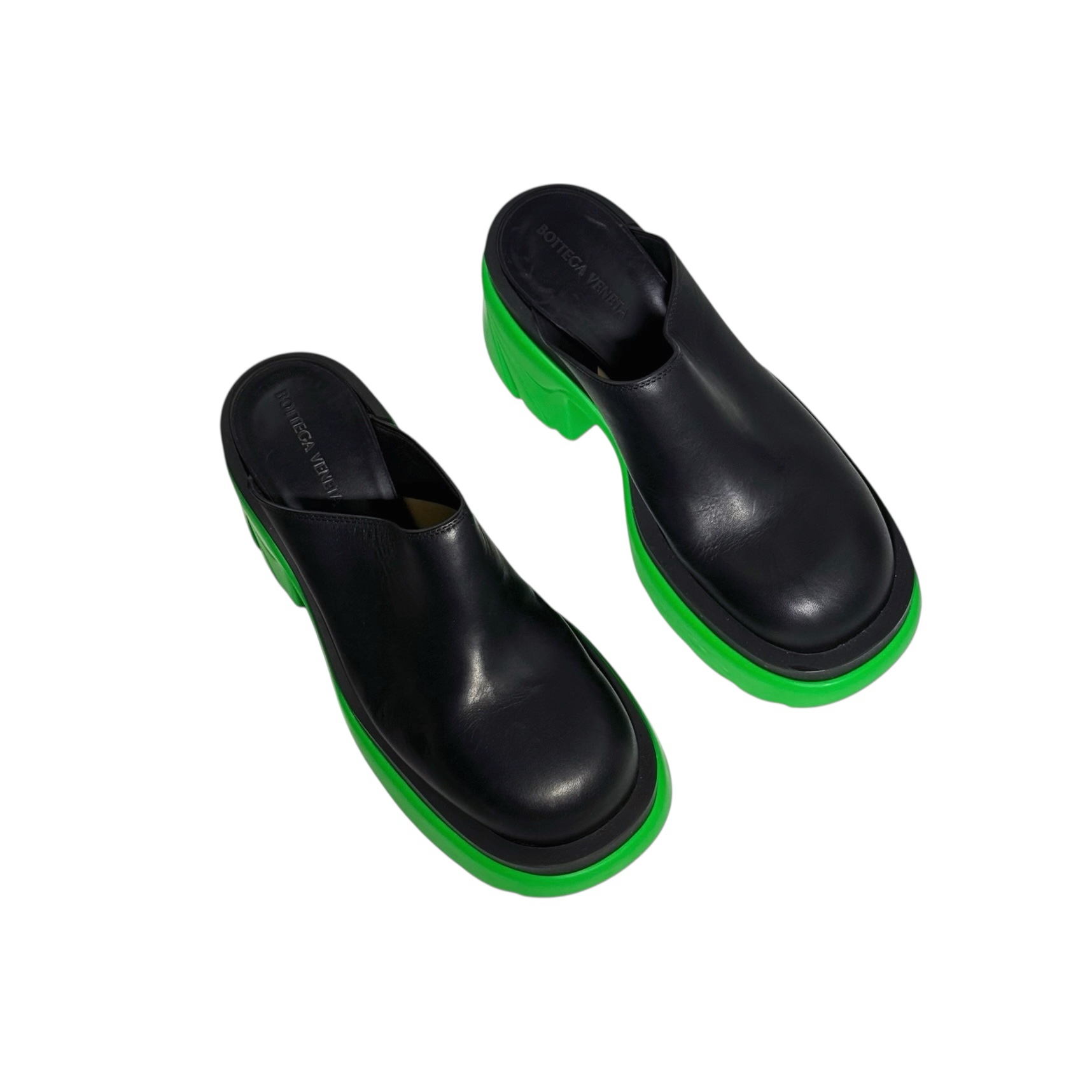 Bottega Veneta Flash Leather Mules - Image 2