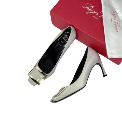 Roger Vivier Patent Leather Trumpette Pumps