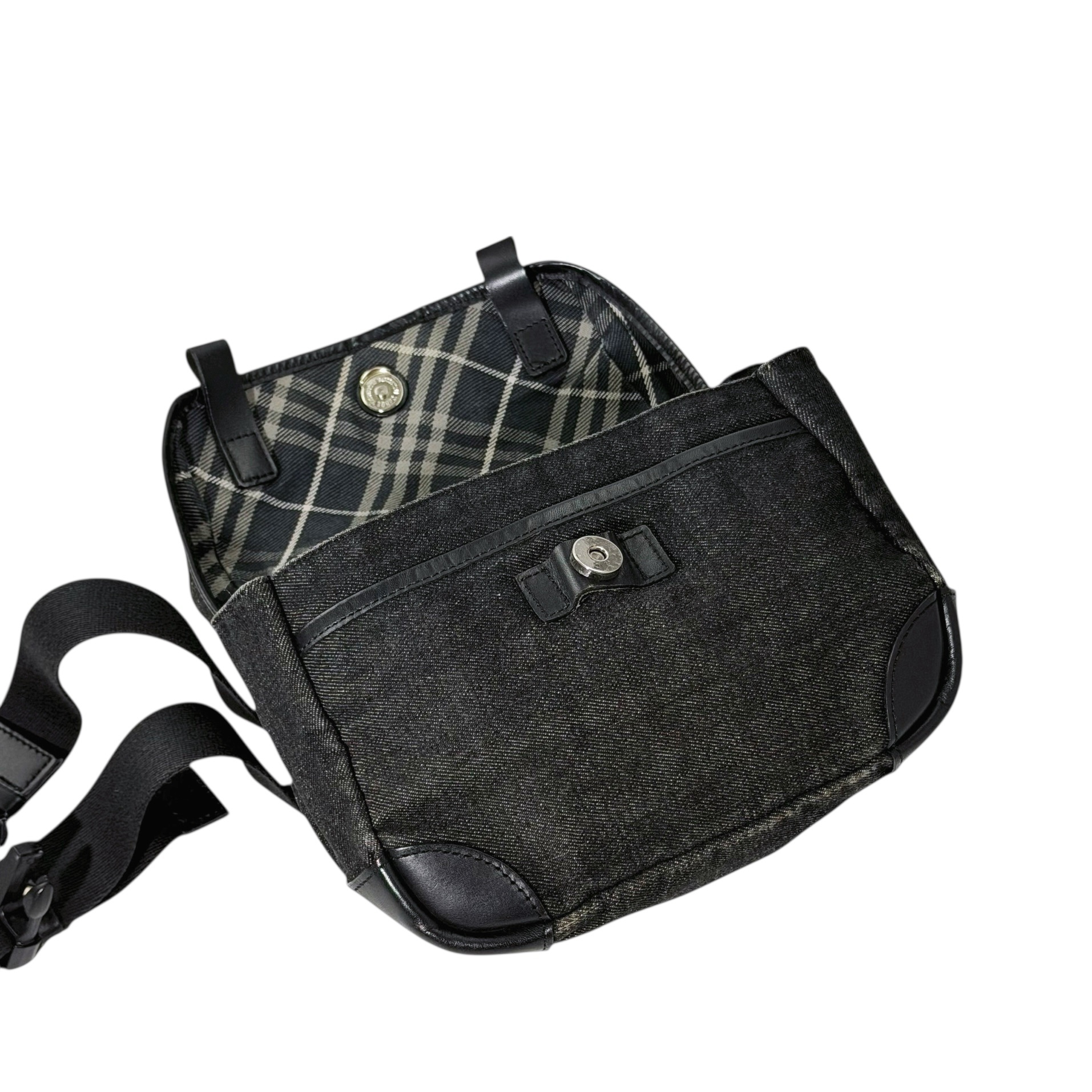 Burberry Denim Two-Way Waist Bag - Image 8