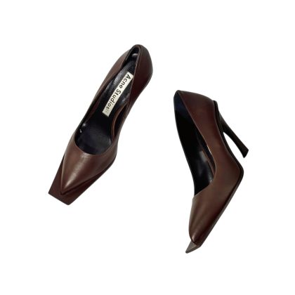 Acne Studio Sculptural Leather Heels