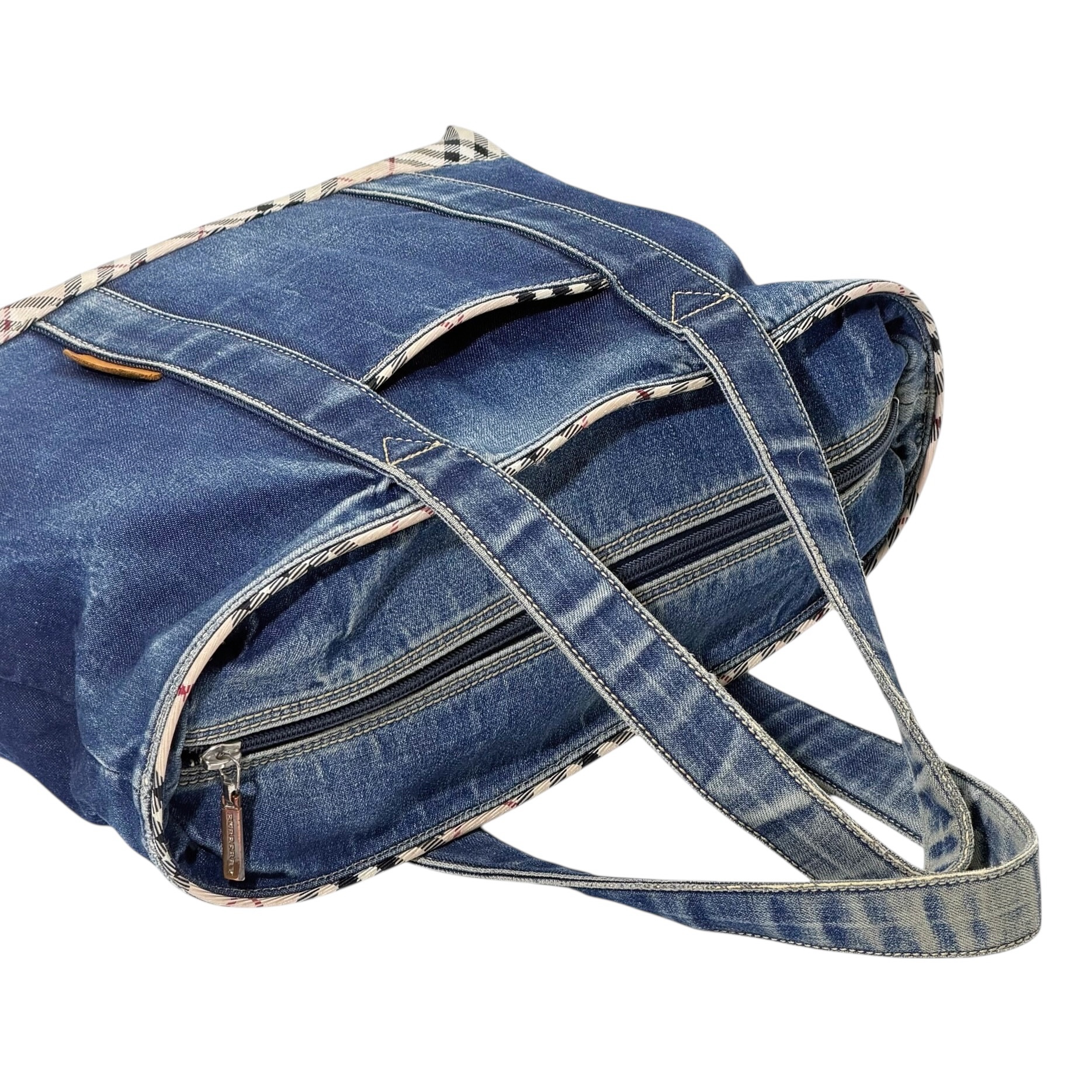 Burberry Denim Tota Bag - Image 7