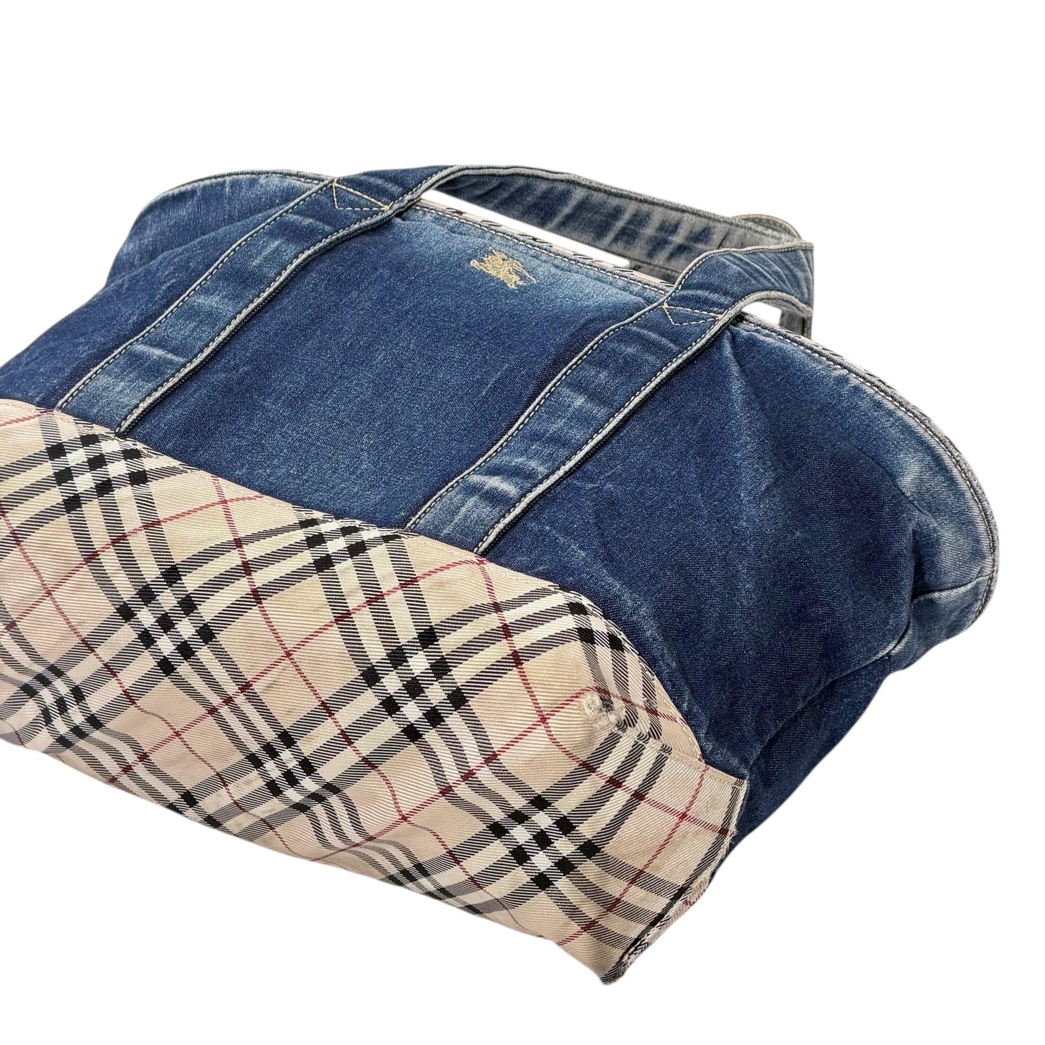 Burberry Denim Tota Bag - Image 8
