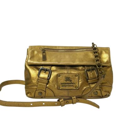 Burberry Metallic Leather Two-Way Bag