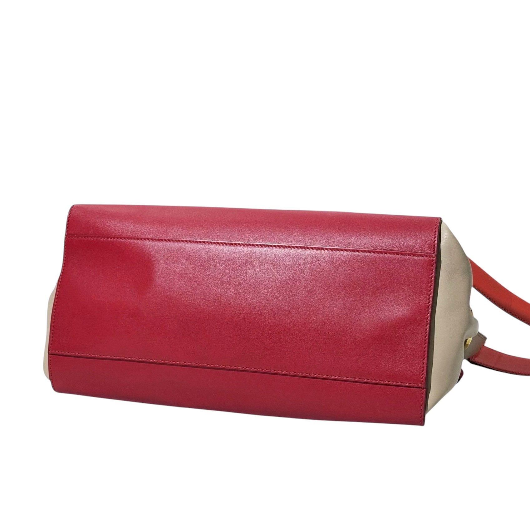 Salvatore Ferragamo Glazed Leather Sofia Satche Bag - Image 6