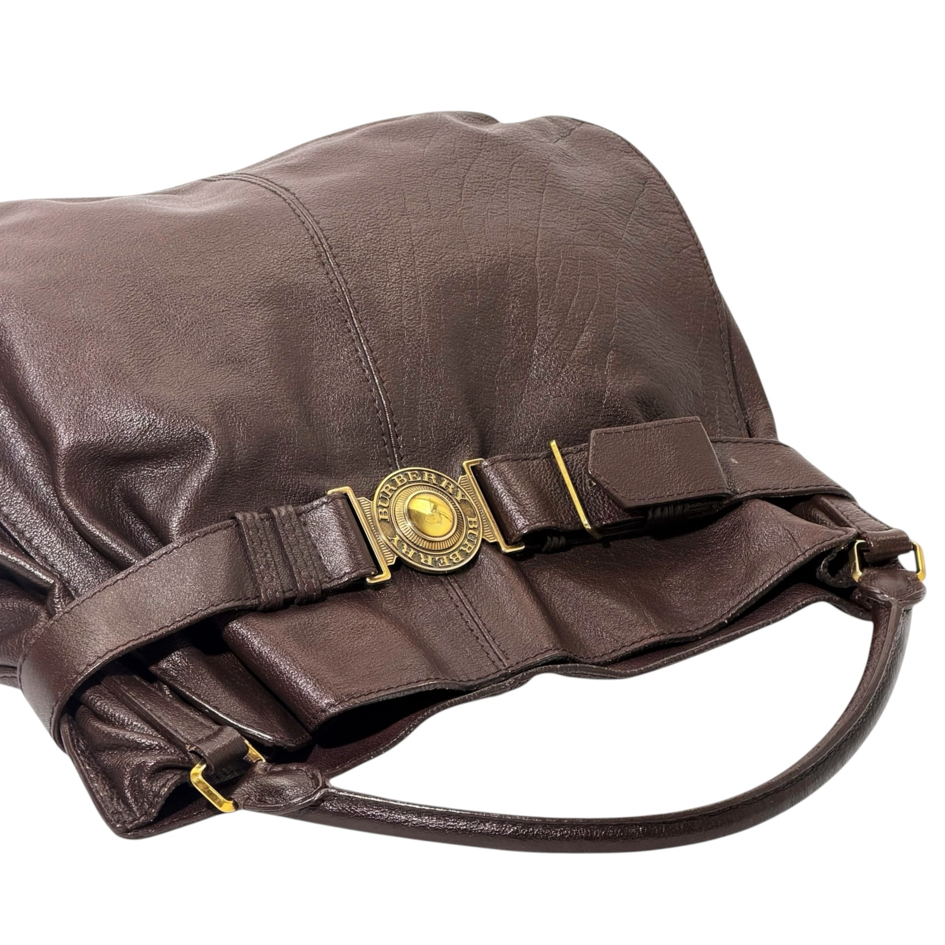 Burberry Lambeth Buffalo Leather Shoulder Bag - Image 7