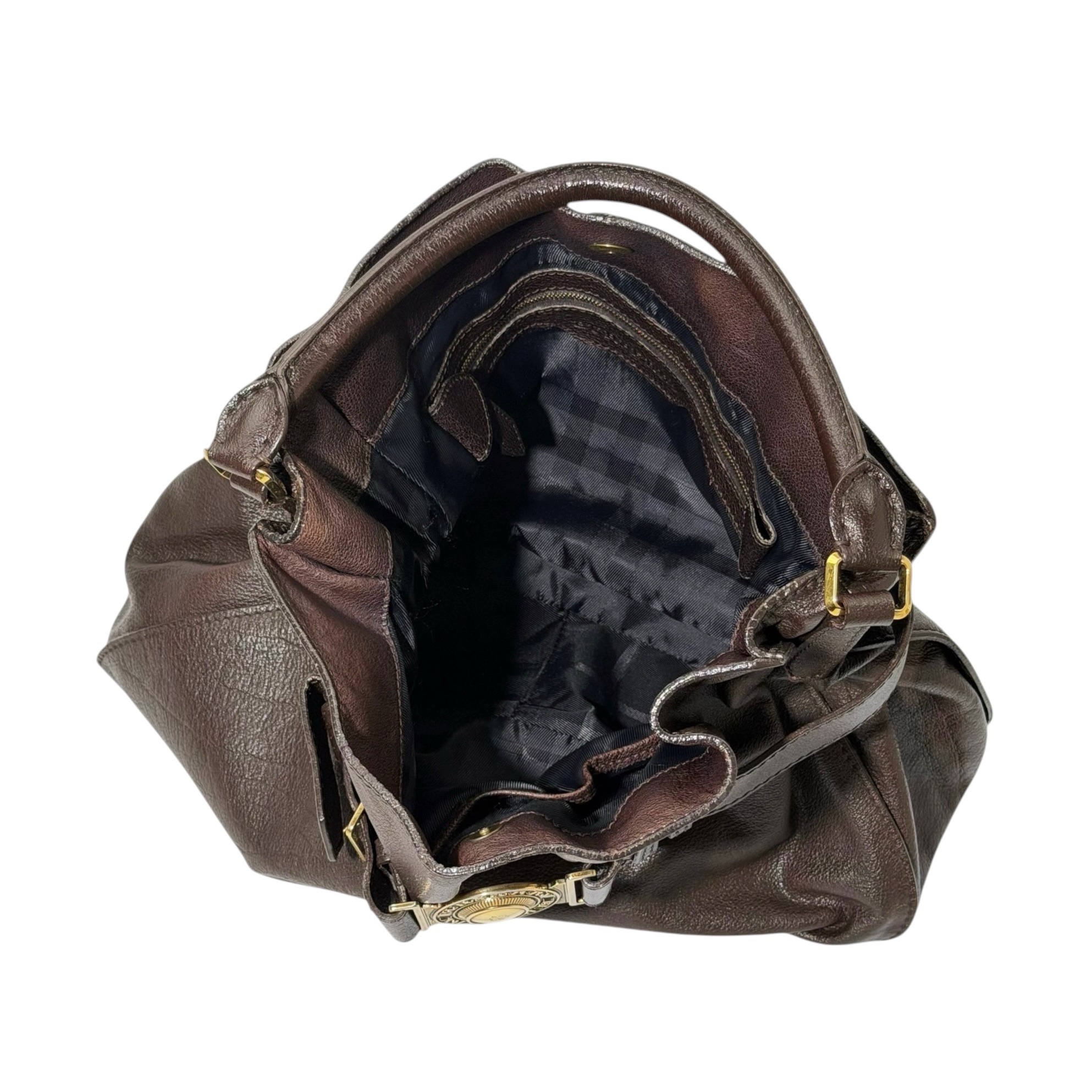 Burberry Lambeth Buffalo Leather Shoulder Bag - Image 9