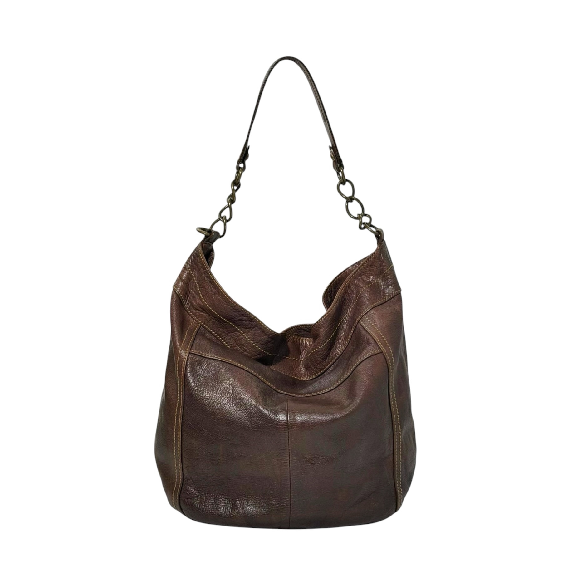 Burberry Chain Leather Shoulder Bag - Image 2