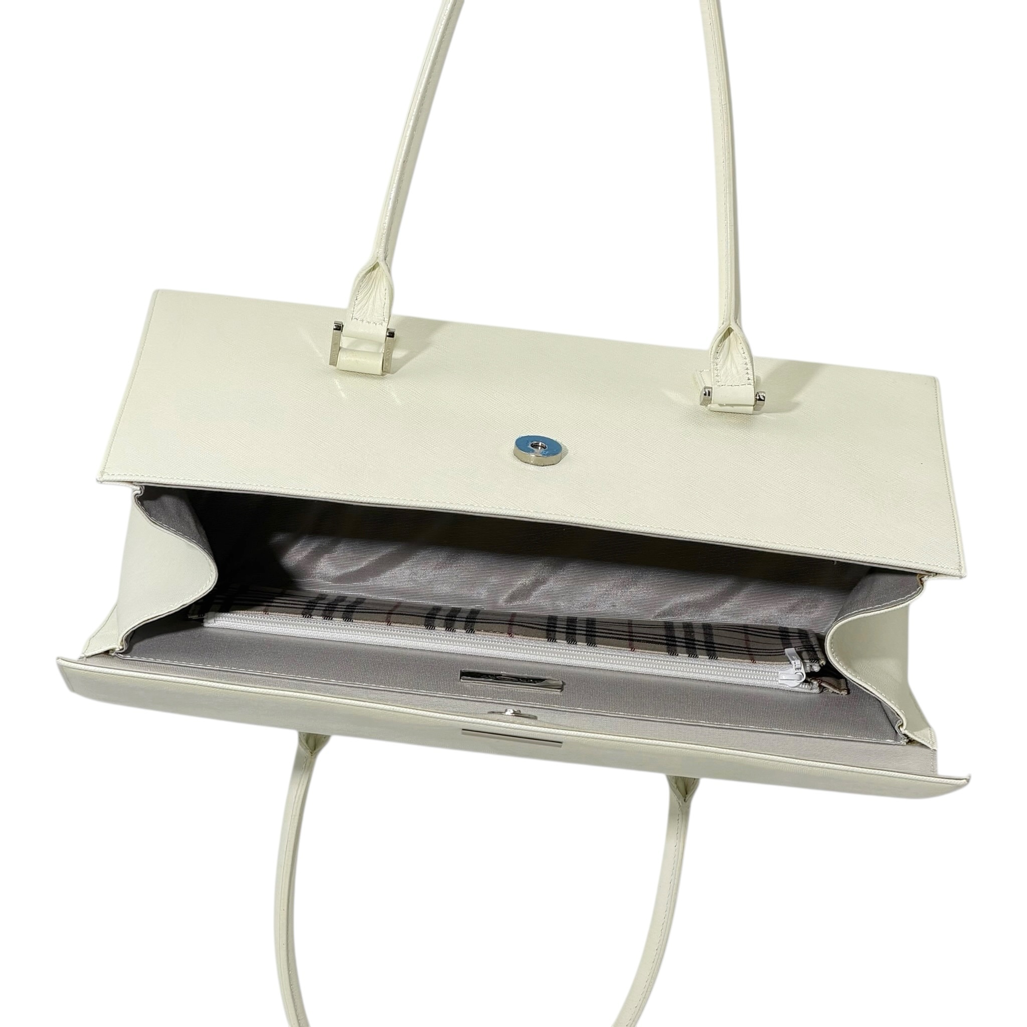 Burberry Saffiano Leather Handbag - Image 9