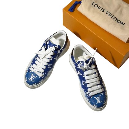 Louis Vuitton Monogram Print Gradient Low Top Sneakers 36.5