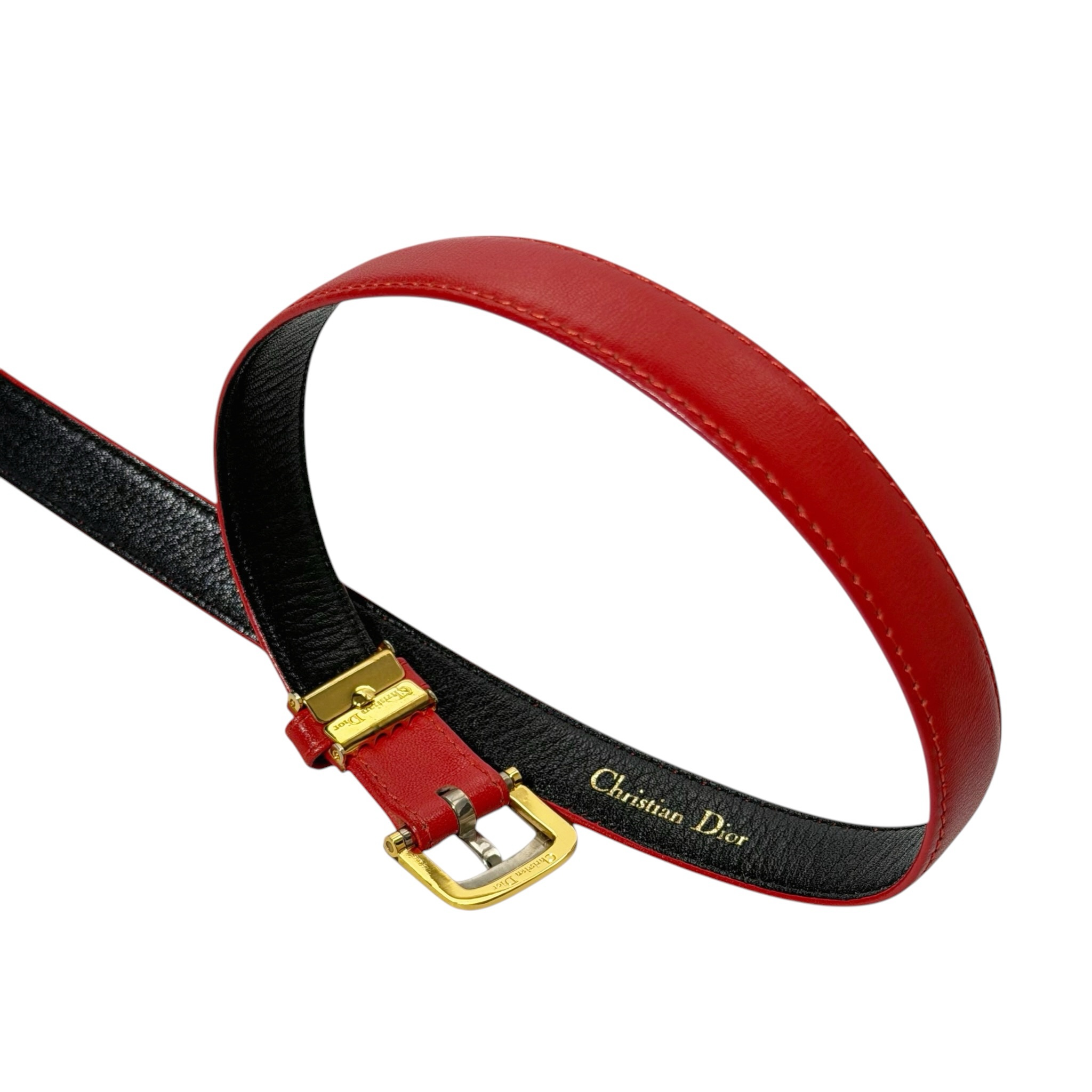 Dior Mini Saddle Round Belt Leather Bag - Image 8