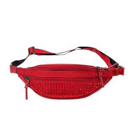 Christian Louboutin Spiked Nylon Waist Bag