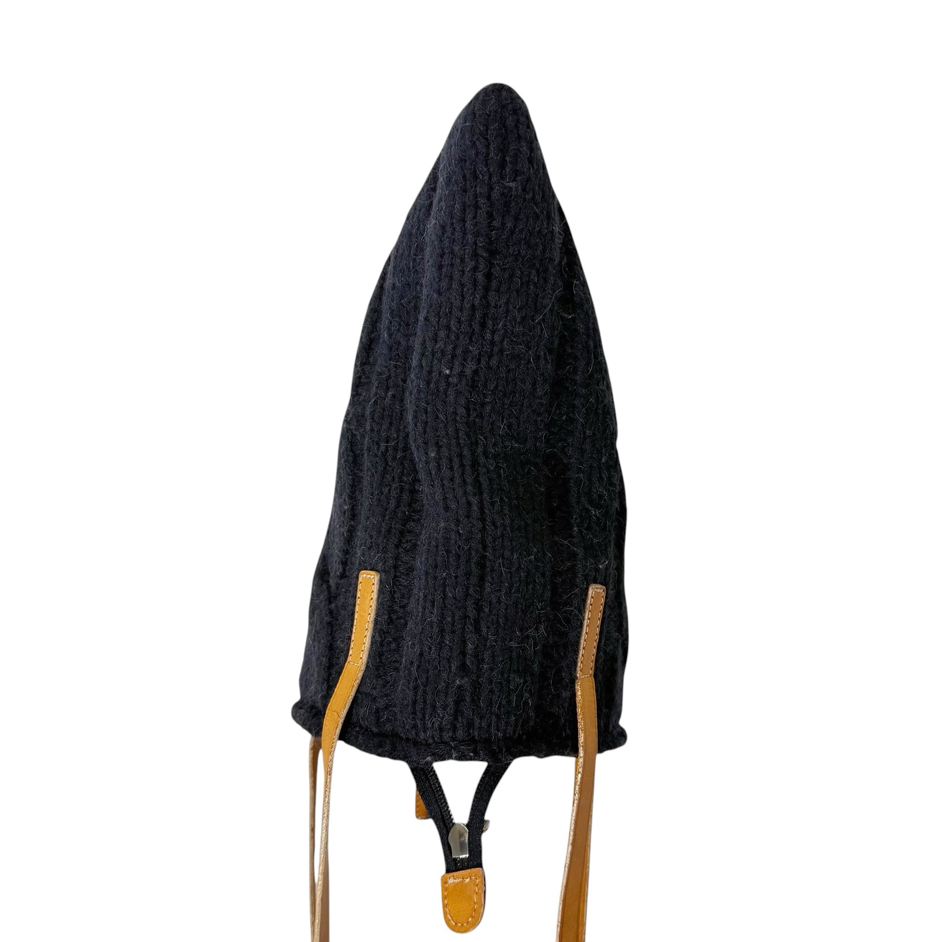 Burberry Knit Leather Strap Tote Bag - Image 5