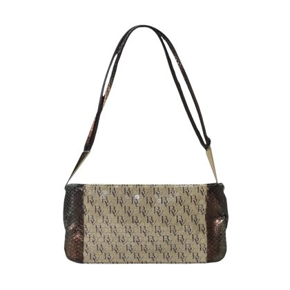 Bottega Veneta Embossed Leather Shoulder Bag