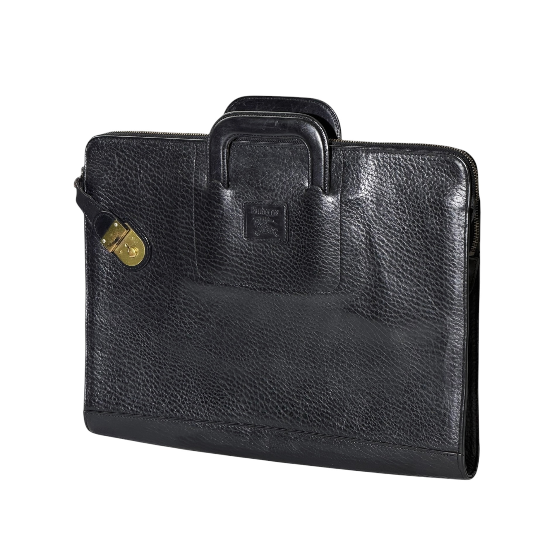 Burberry Leather Briefcase Bag - Image 3