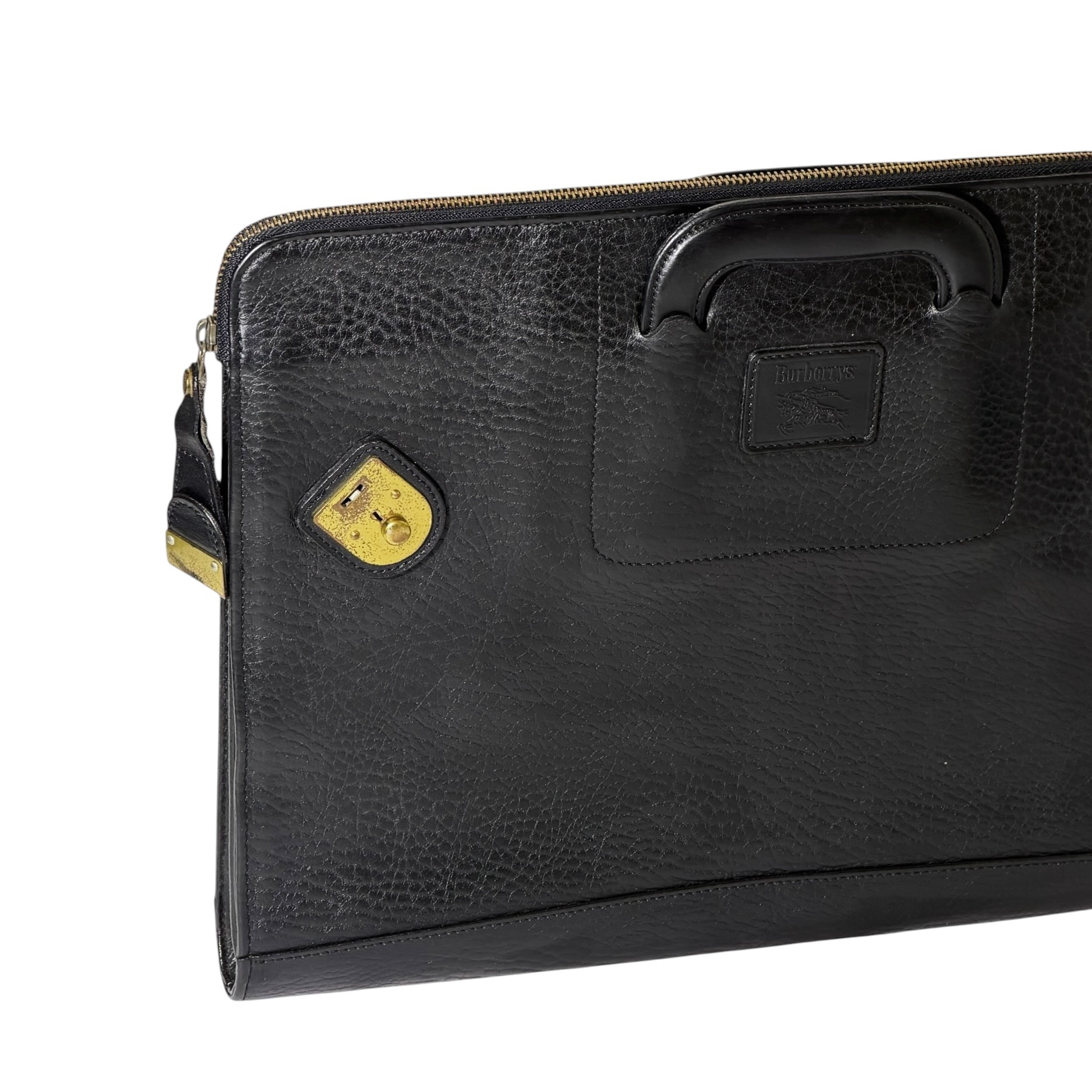 Burberry Leather Briefcase Bag - Image 8
