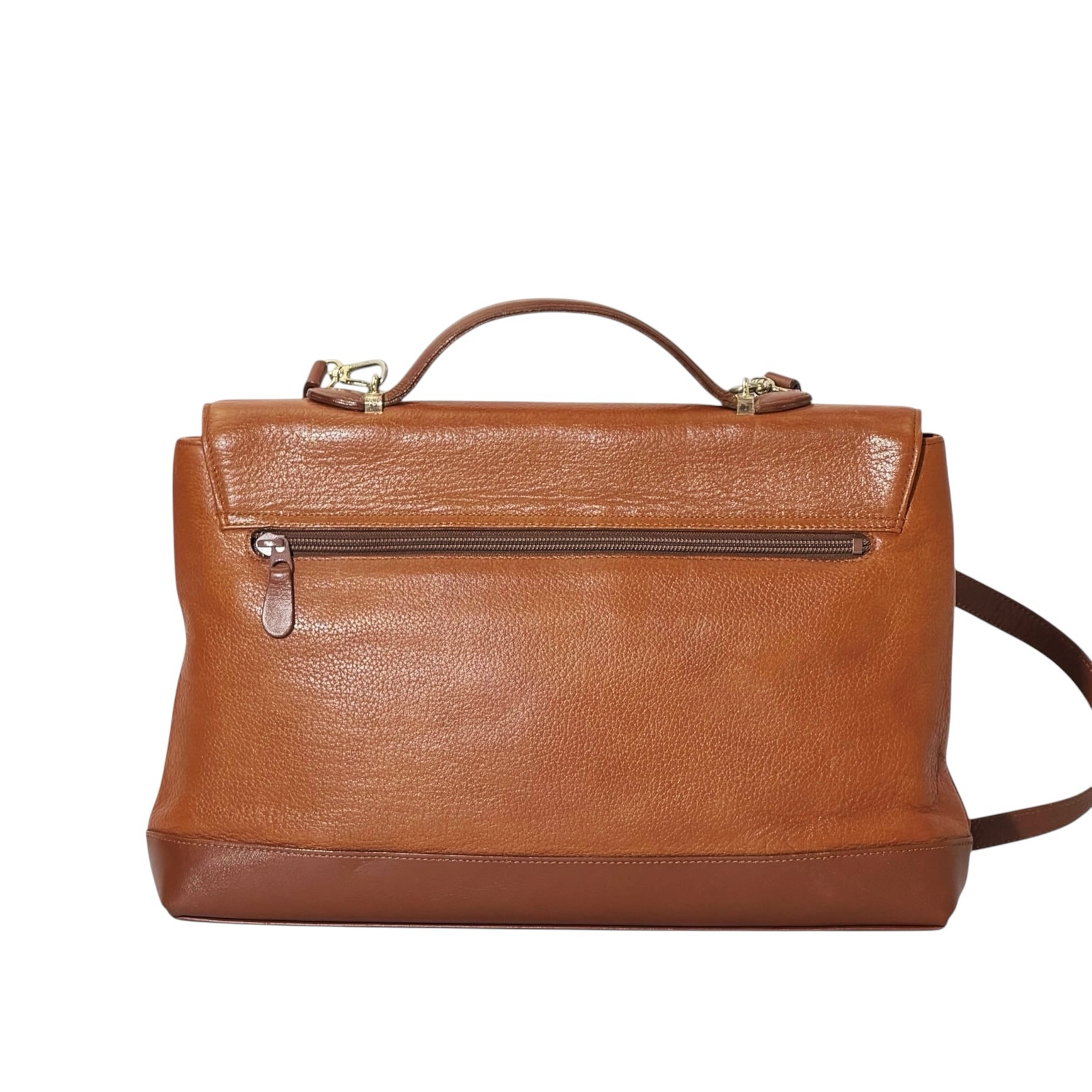 Burberry Leather Top Handle Two Way Bag - Image 2