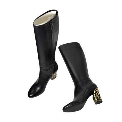 Csasdei Goldcage Block Leather Boots 36.5