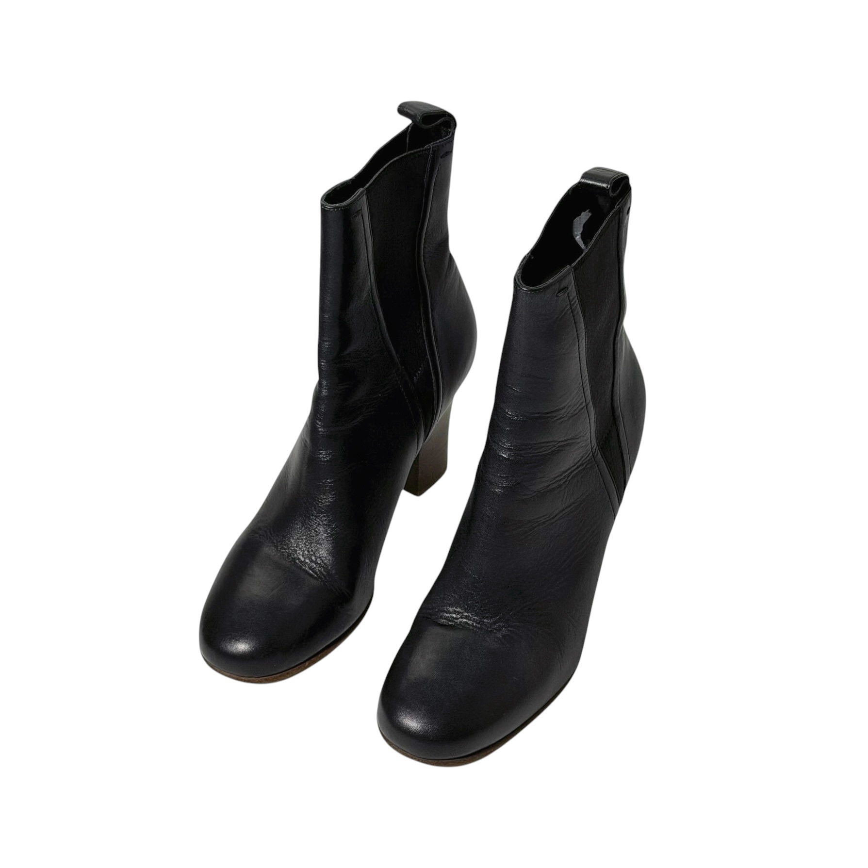 Valentino Rockstud Leather Chelsea Boots 37 - Image 2