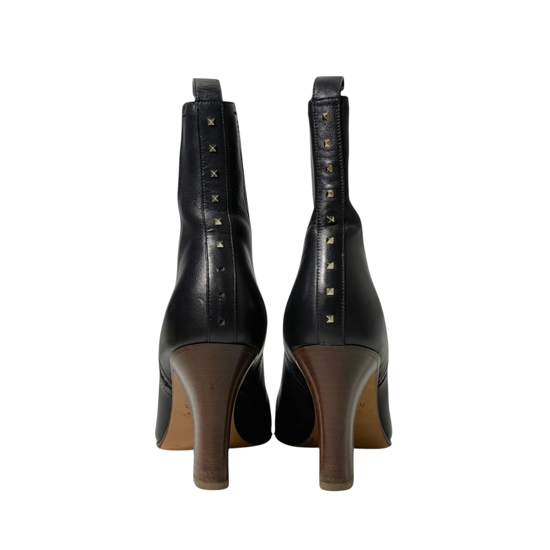 Valentino Rockstud Leather Chelsea Boots 37 - Image 5