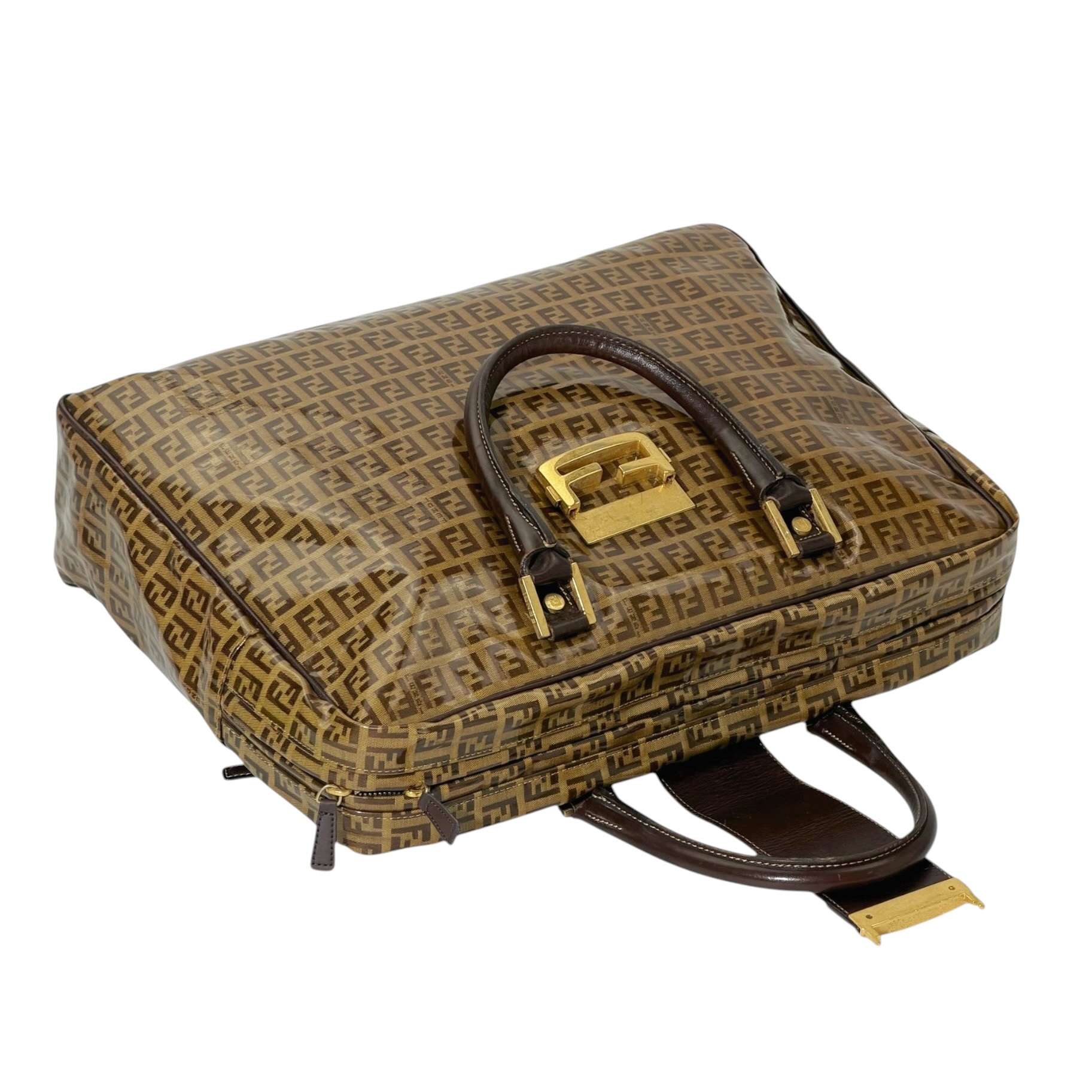 Fendi Zucchino Handbag - Image 7