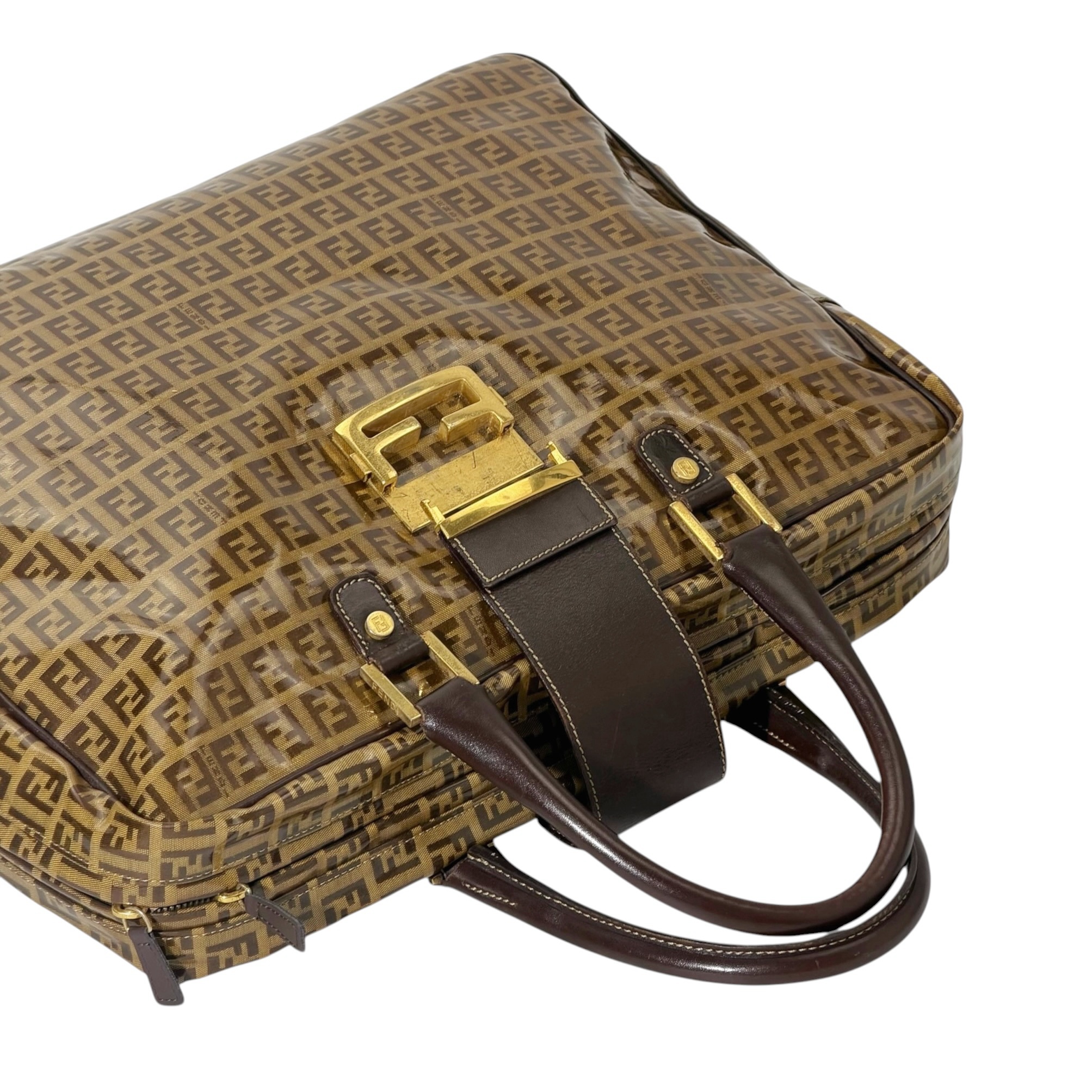 Fendi Zucchino Handbag - Image 8
